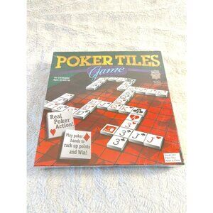 Poker Tiles Game Master Pieces BRAND NEW  Poker Scrabble Combo Game